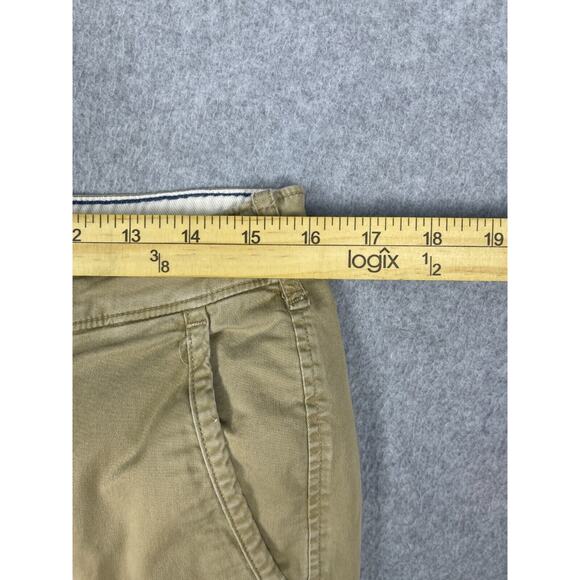 Abercrombie & Fitch Langdon Pants Mens 33x32 (31x28) Brown Slim Stretch Workwear - Picture 8 of 12